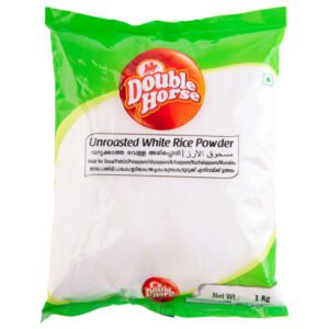 Double Horse Unroasted White  Rice Flour 1Kg