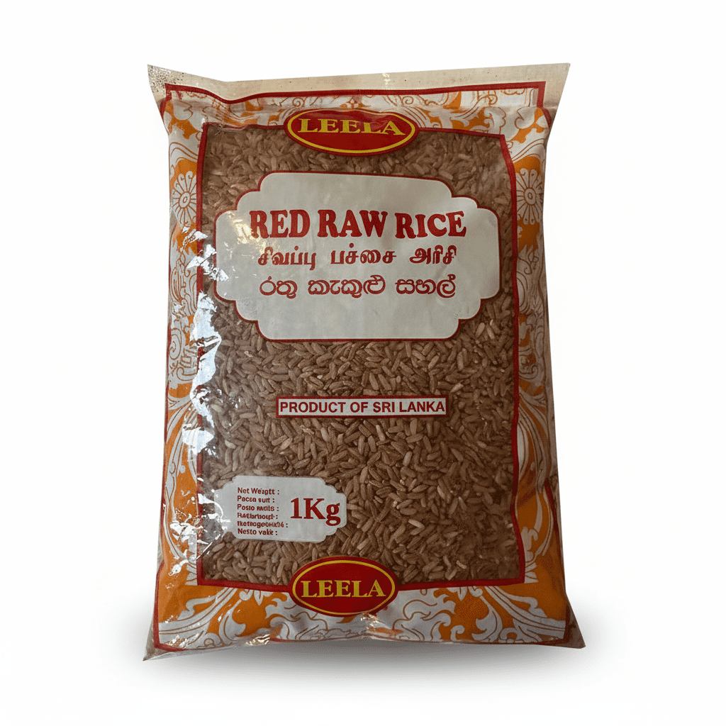 Leela Red Raw Rice - 1Kg